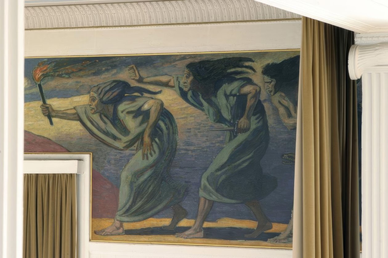 Weimar, Ulusal Tiyatro, Erinyes by Ludwig von Hofmann