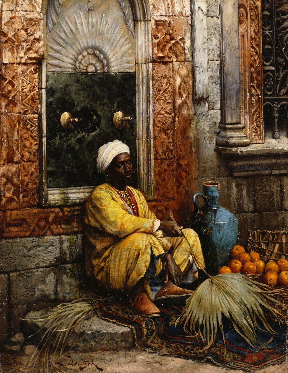 Turuncu Satıcı by Ludwig Deutsch