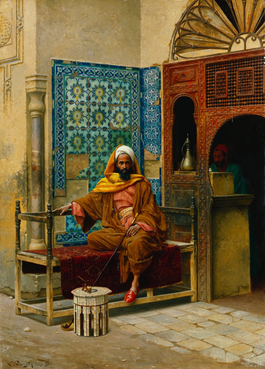 sigara içen by Ludwig Deutsch