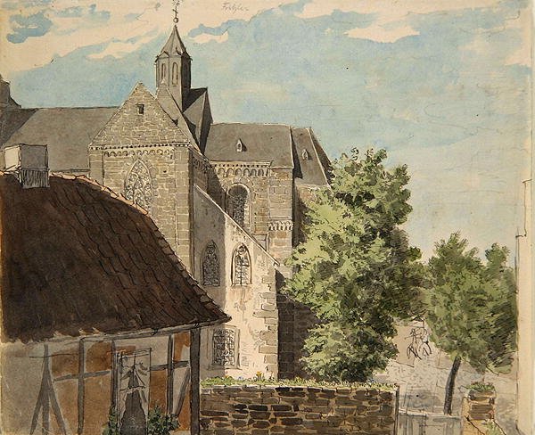 Fritzlar Katedrali by Ludwig Emil Grimm