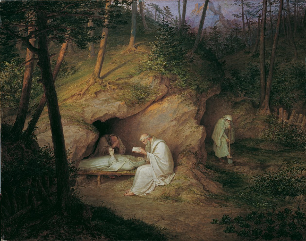 Ölü Münzevi by Ludwig Ferdinand Schnorr von Carolsfeld