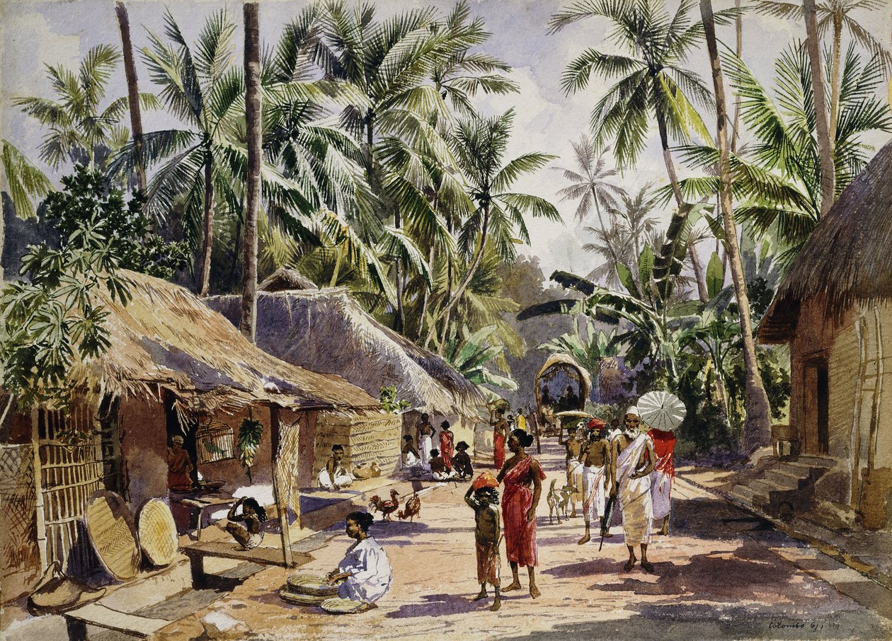 Kolombo, 1861 by Ludwig Hans Fischer