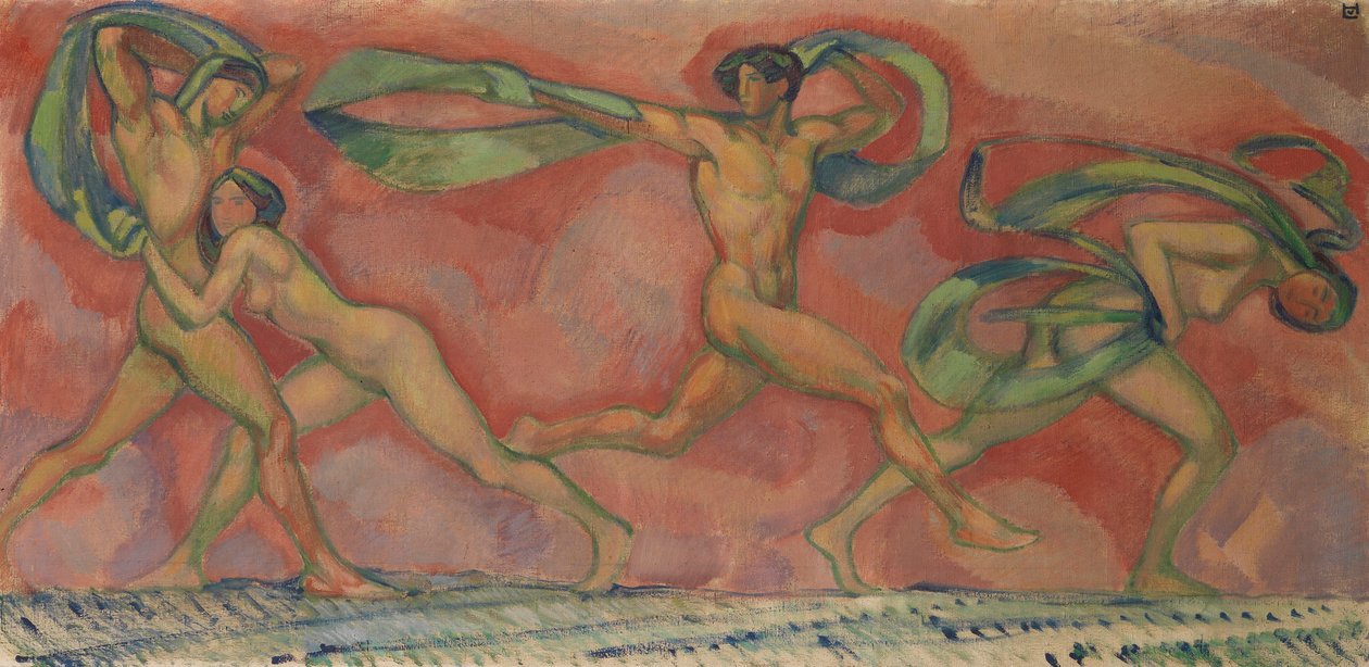 Dans frizi, 1912. by Ludwig von Hofmann