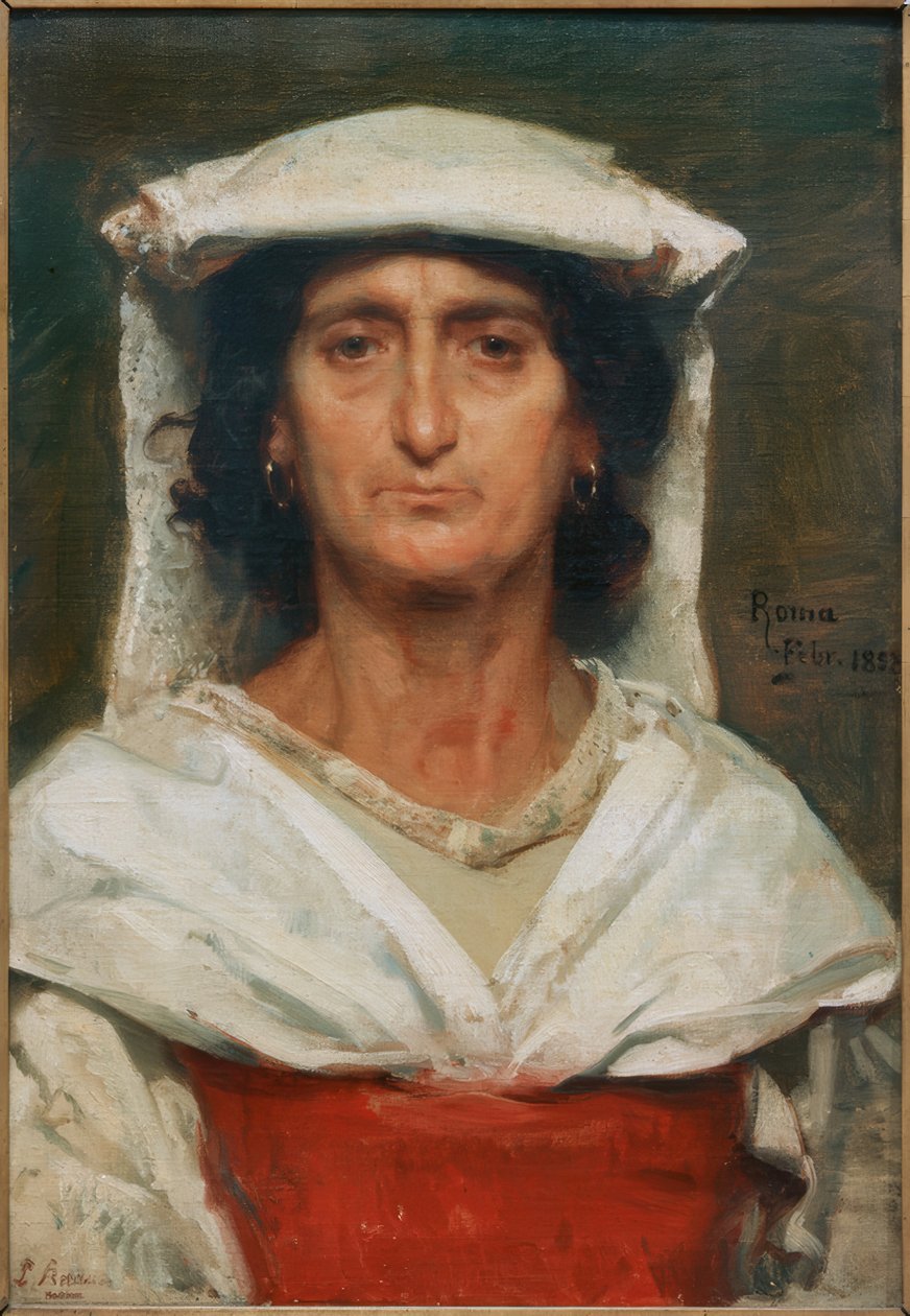 Alte Römerin by Ludwig Knaus