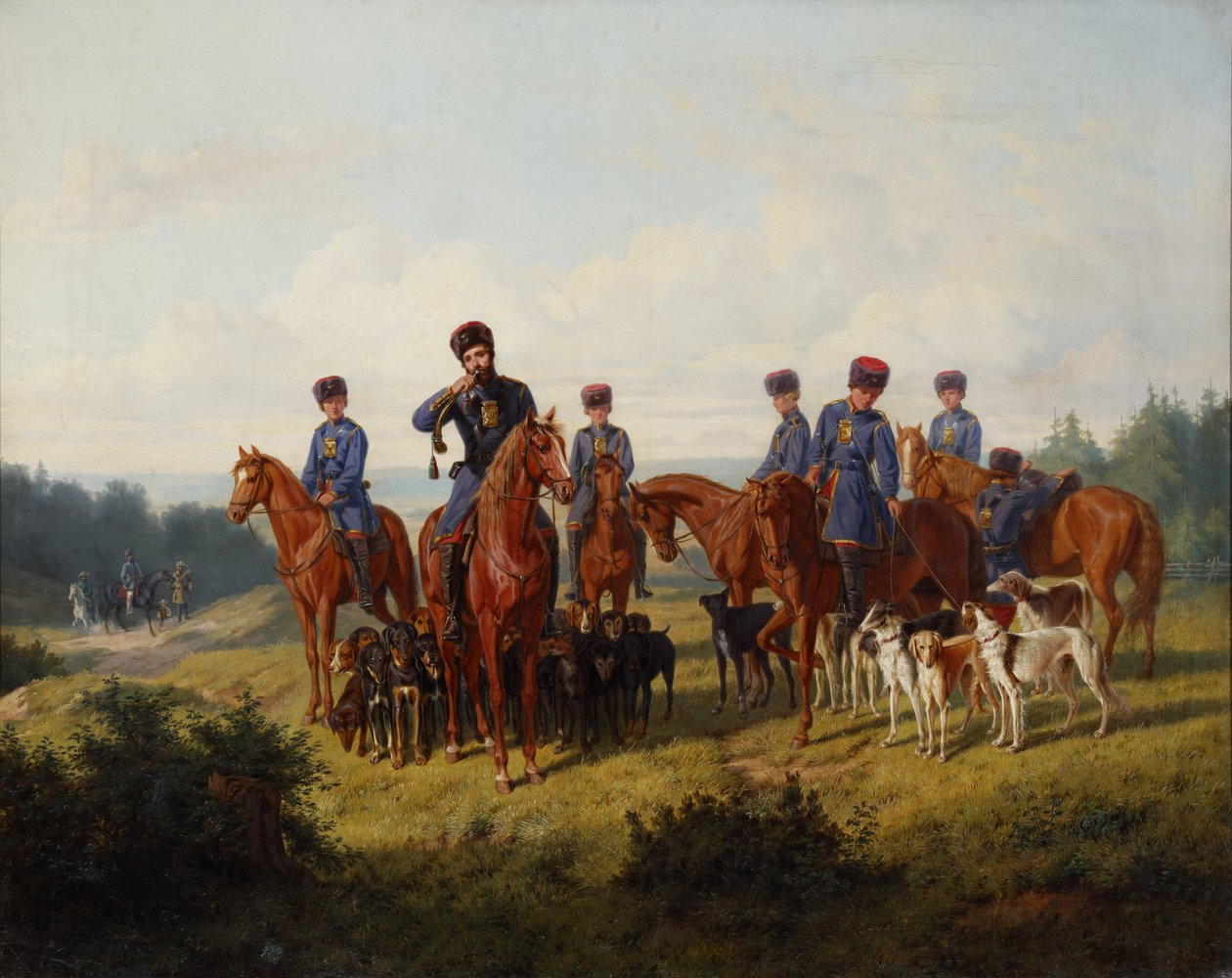 Kurs, 1856. by Ludwig Pietsch