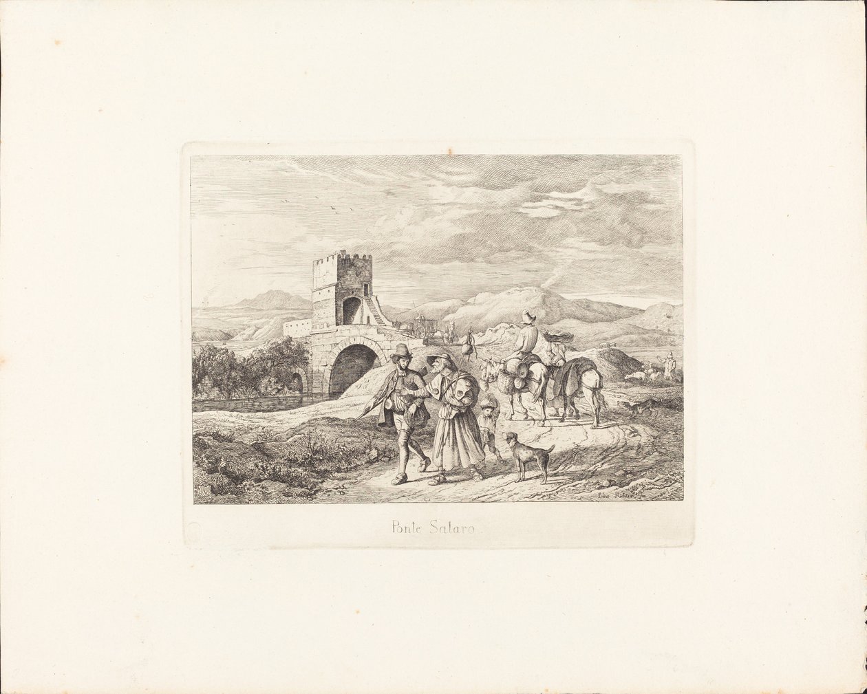 Salaro Köprüsü by Ludwig Richter
