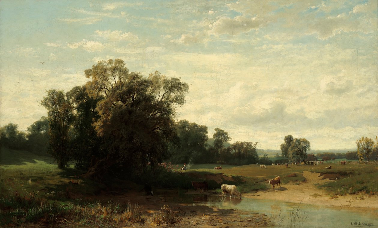 Sabah havasında mera by Ludwig Willroider
