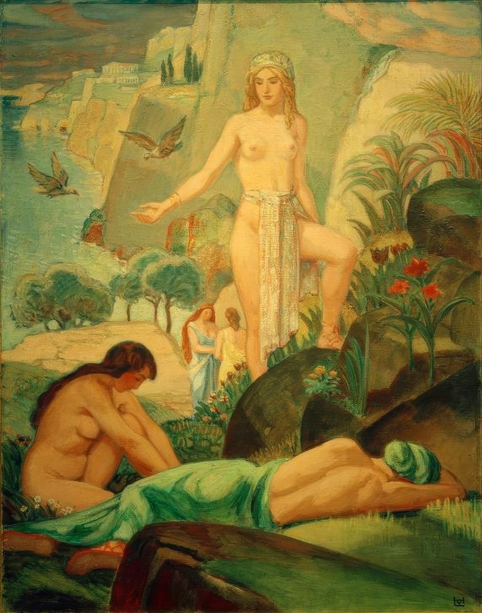 Afrodit by Ludwig von Hofmann