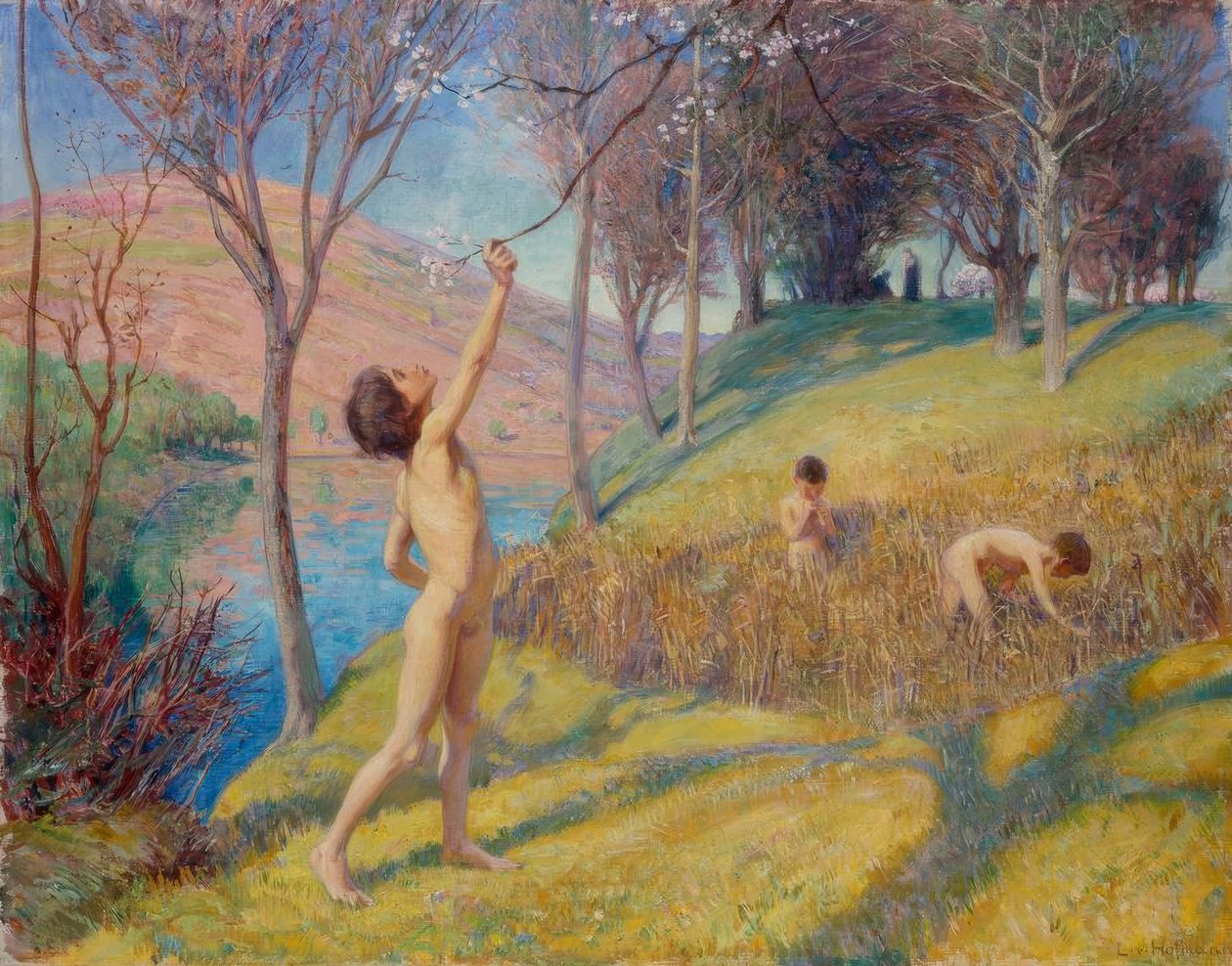 Bahar by Ludwig von Hofmann