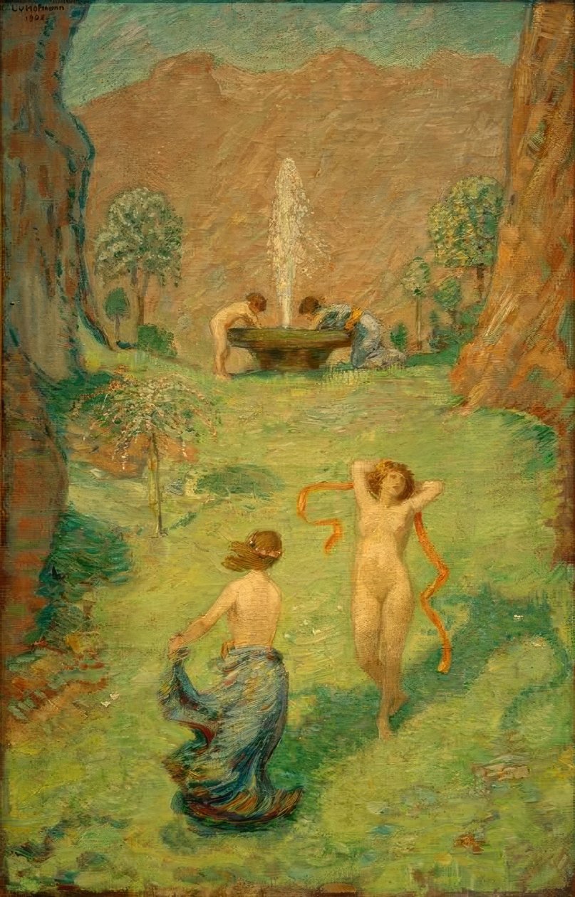 Bahar dansı by Ludwig von Hofmann