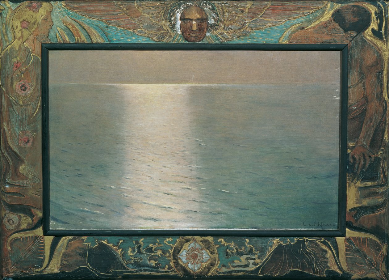 Largo (Gün Batımı) by Ludwig von Hofmann