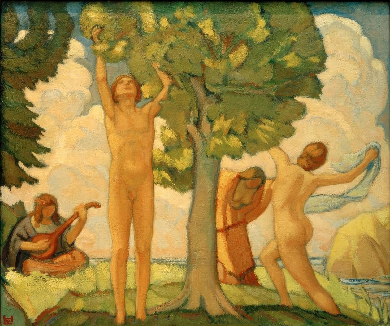 yaz mevsimi by Ludwig von Hofmann
