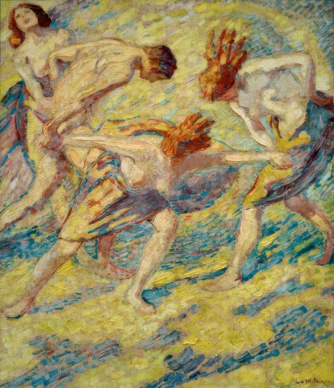 dans girdabı by Ludwig von Hofmann
