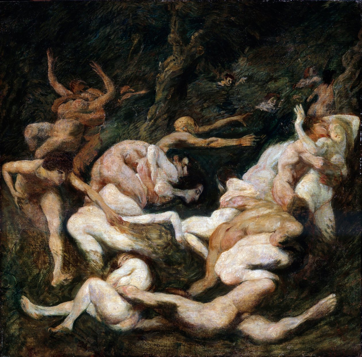 Kadınların Kaçırılması, 20. yüzyıl. by Ludwig von Hofmann