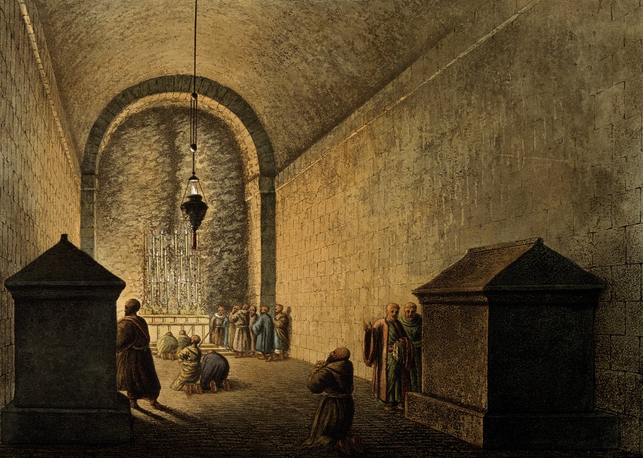 Calvary Dağı Şapeli by Luigi Mayer