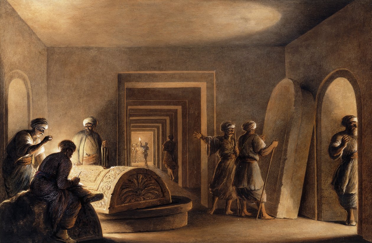 Mısır Mezarlarındaki Figürler, by Luigi Mayer