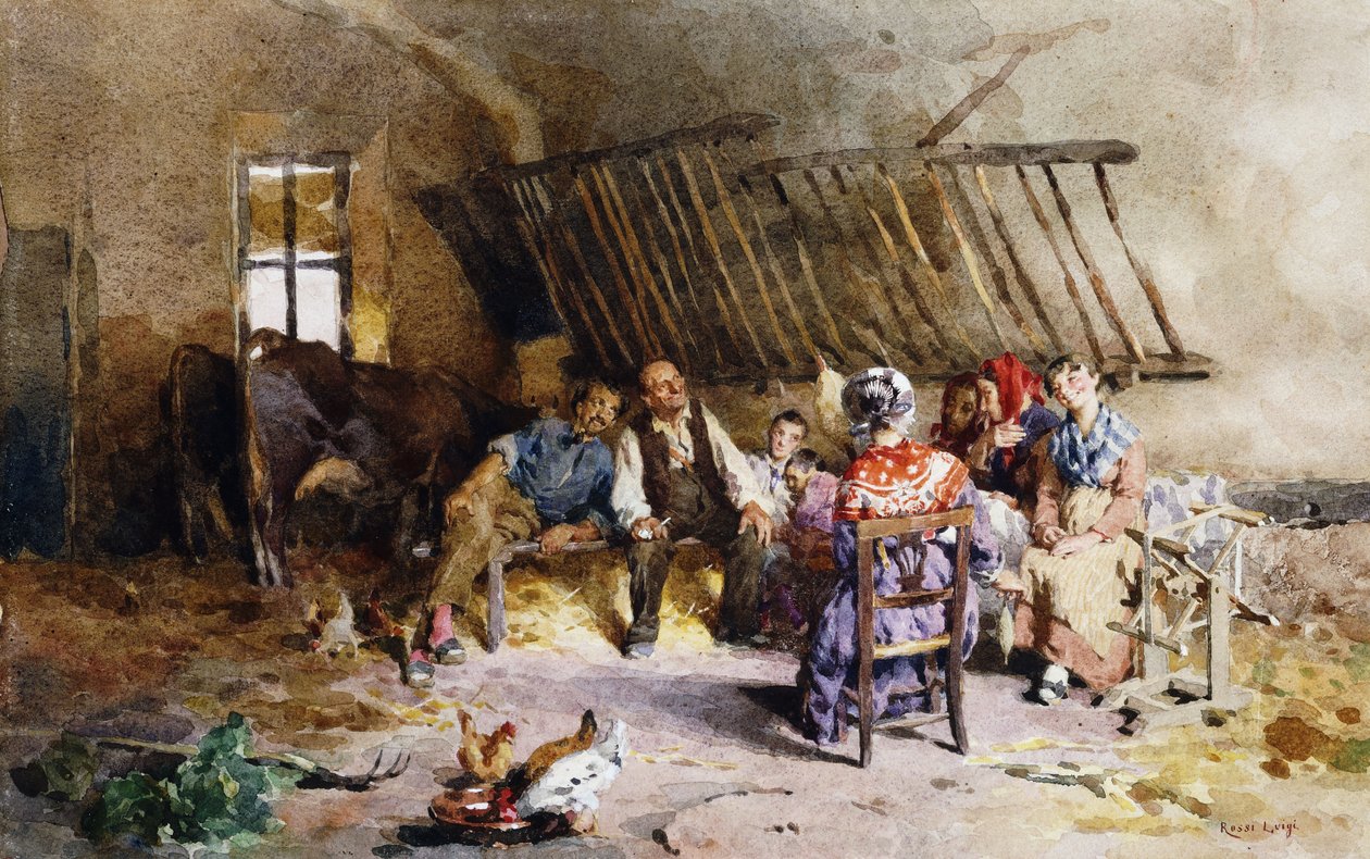 Bir Ahırda, by Luigi Rossi