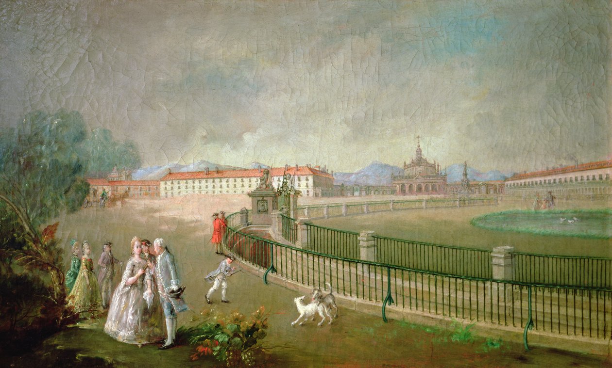 ಸೇಂಟ್ ಆಂಥೋನಿ ಸ್ಕ್ವೇರ್, ಅರಂಜುಯೆಜ್ ಟರ್ಕ್ by Luis Paret y Alcazar