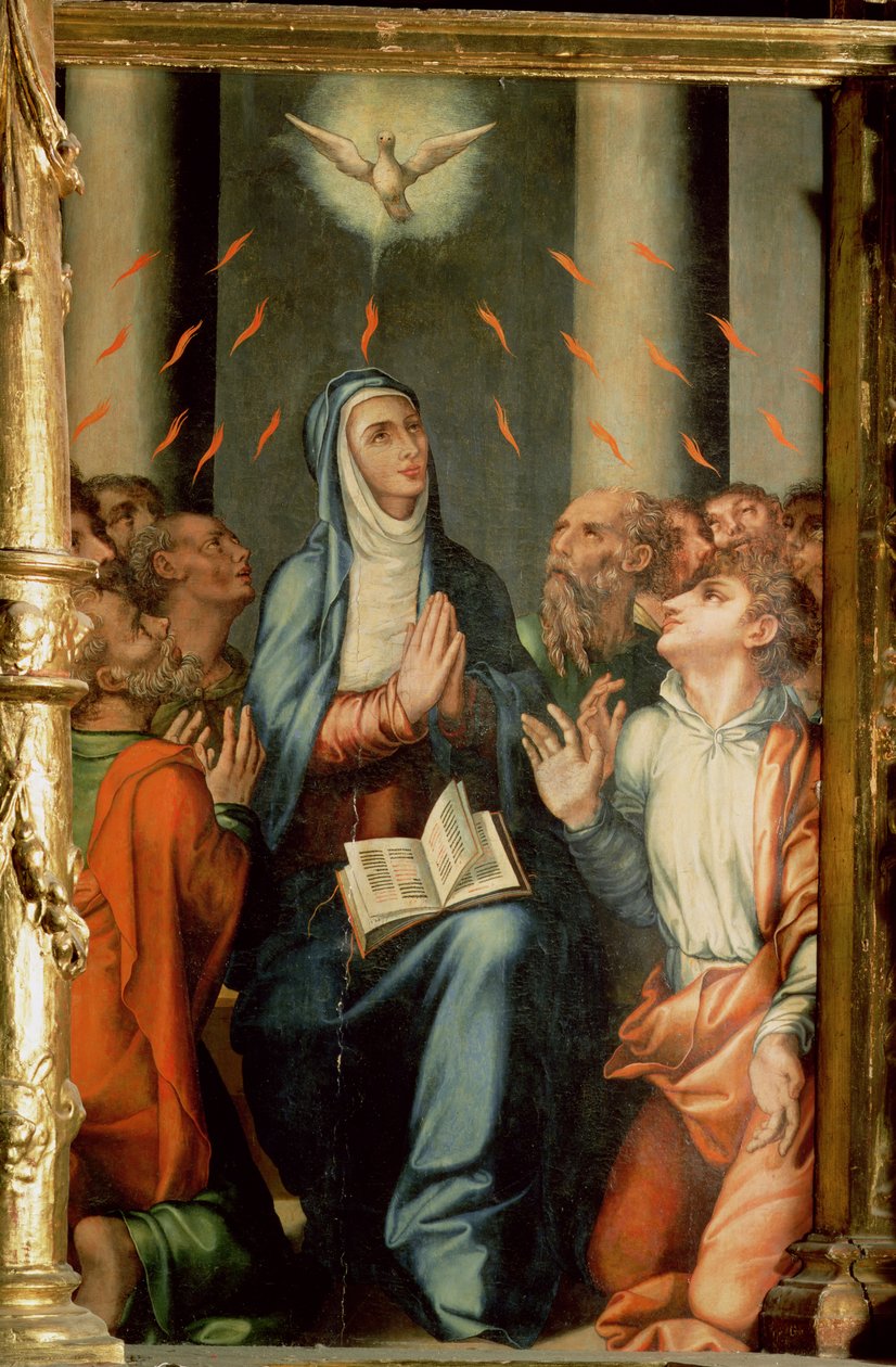 Pentecost  by Luis de Morales