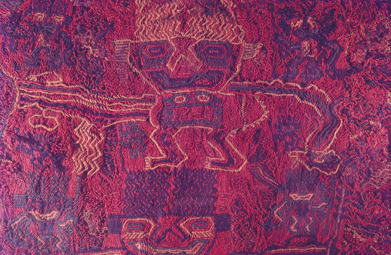 Tekstil, Paracas Kültürü, Peru, 2015. by Luis Rosendo.