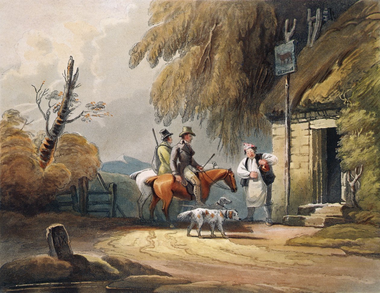 Sporcular ferahlatıcı, pub. J. Hassell tarafından, 1812 by Luke after Clennell