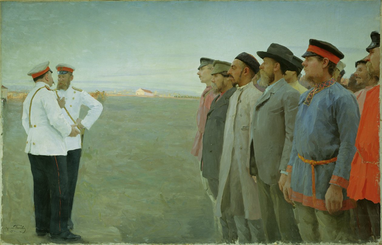 seferber edildi, 1904 by Lukjan Vasilievich Popov