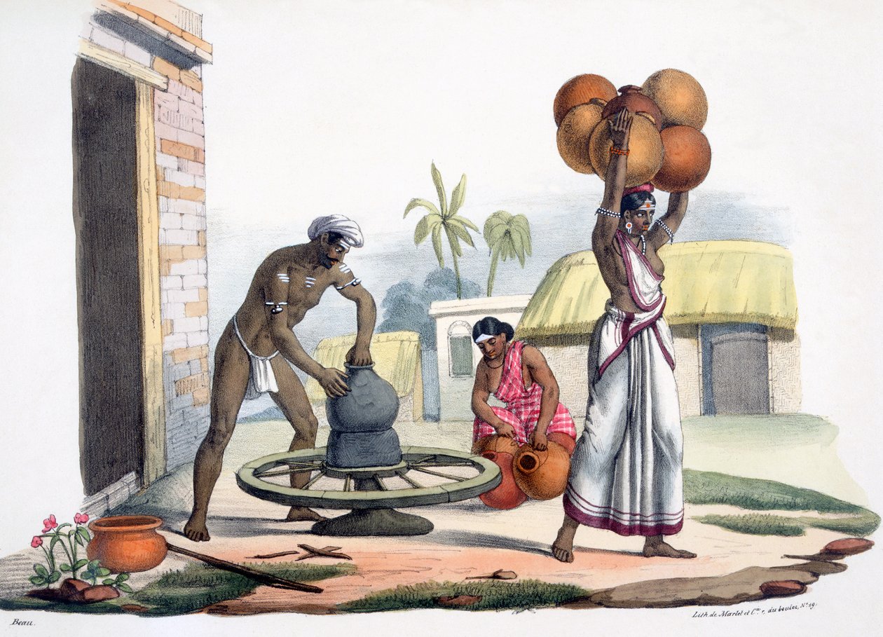 ಎ ಪಾಟರ್, 1827-35 ಟರ್ಕ್ by M.E. Burnouf