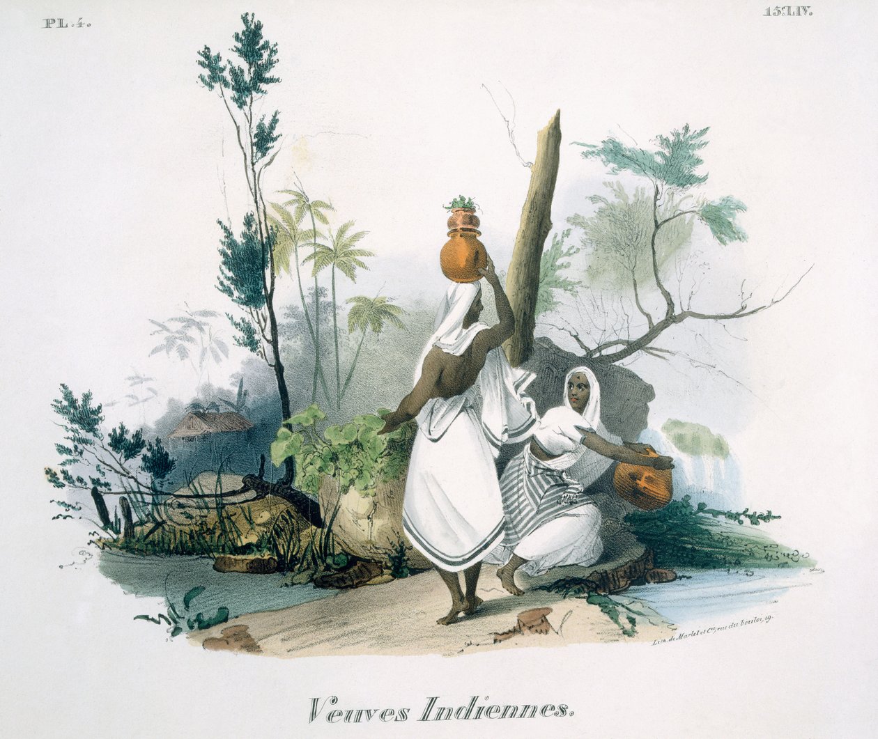 ಭಾರತೀಯ ವಿಧವೆಯರು, 1827-35 ಟರ್ಕಿ by M.E. Burnouf