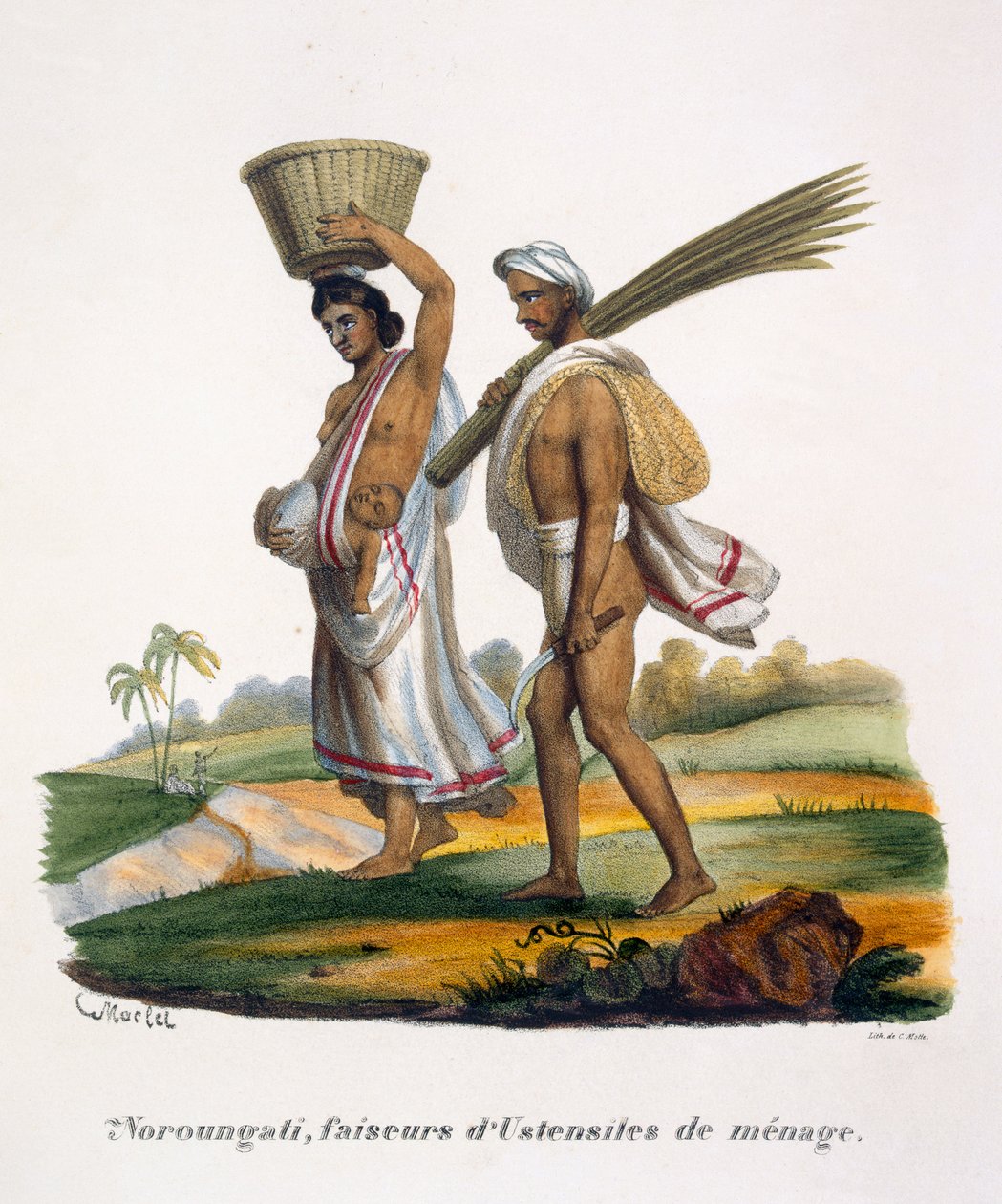 ದೇಶೀಯ ಪಾತ್ರೆಗಳ ತಯಾರಕರು, 1827-35 ಟರ್ಕ್ by M.E. Burnouf