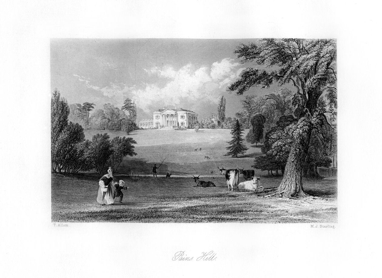 Ağrı Tepesi, Surrey, 19. yüzyıl. by M. J. Starling