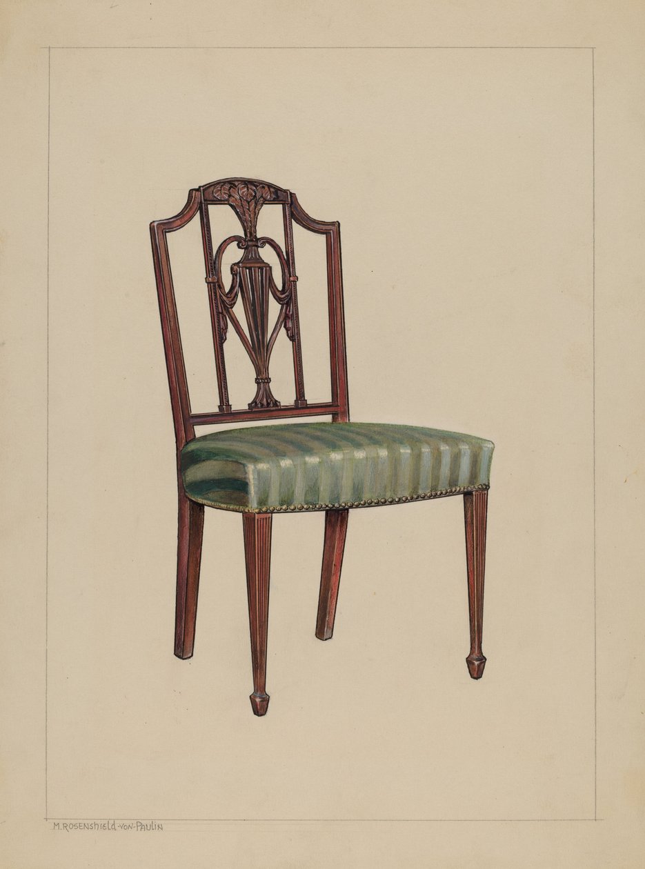 Sandalye by M. Rosenshield von Paulin