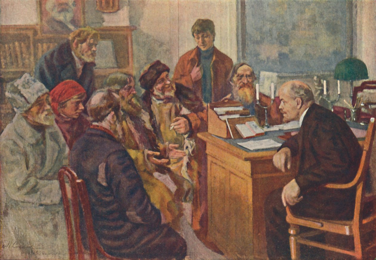 "Lenin Köylülerle Konuşuyor", 1939. by M Sokolov