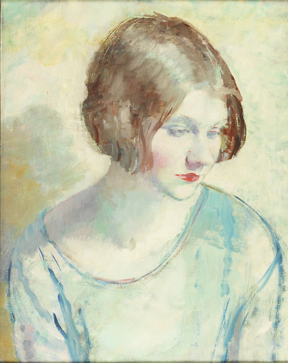 Helen (tuval üzerine yağlı boya kalem) by Mabel Greenberg