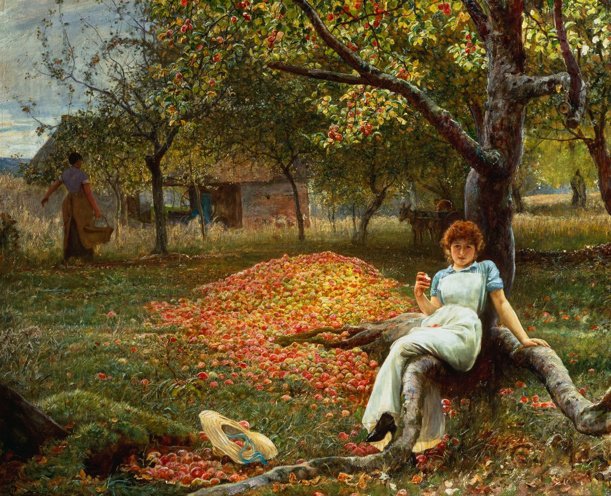 Elma Şarabı Bahçesi, 1890 by Robert Walker Macbeth