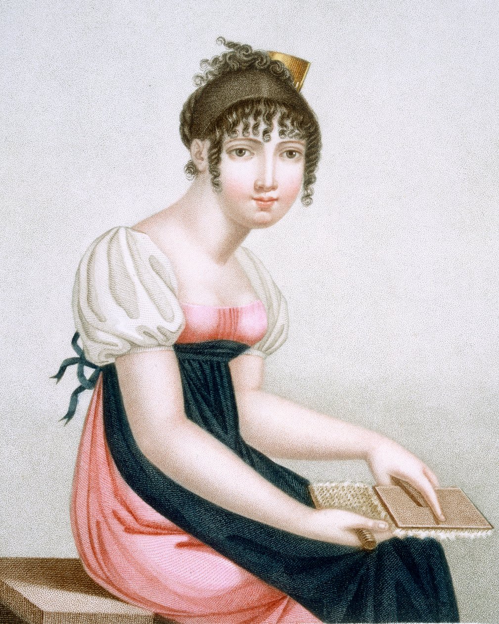 Augrand tarafından kazınmış Tarakçı, c.1816 by Madame G. Busset Dubruste