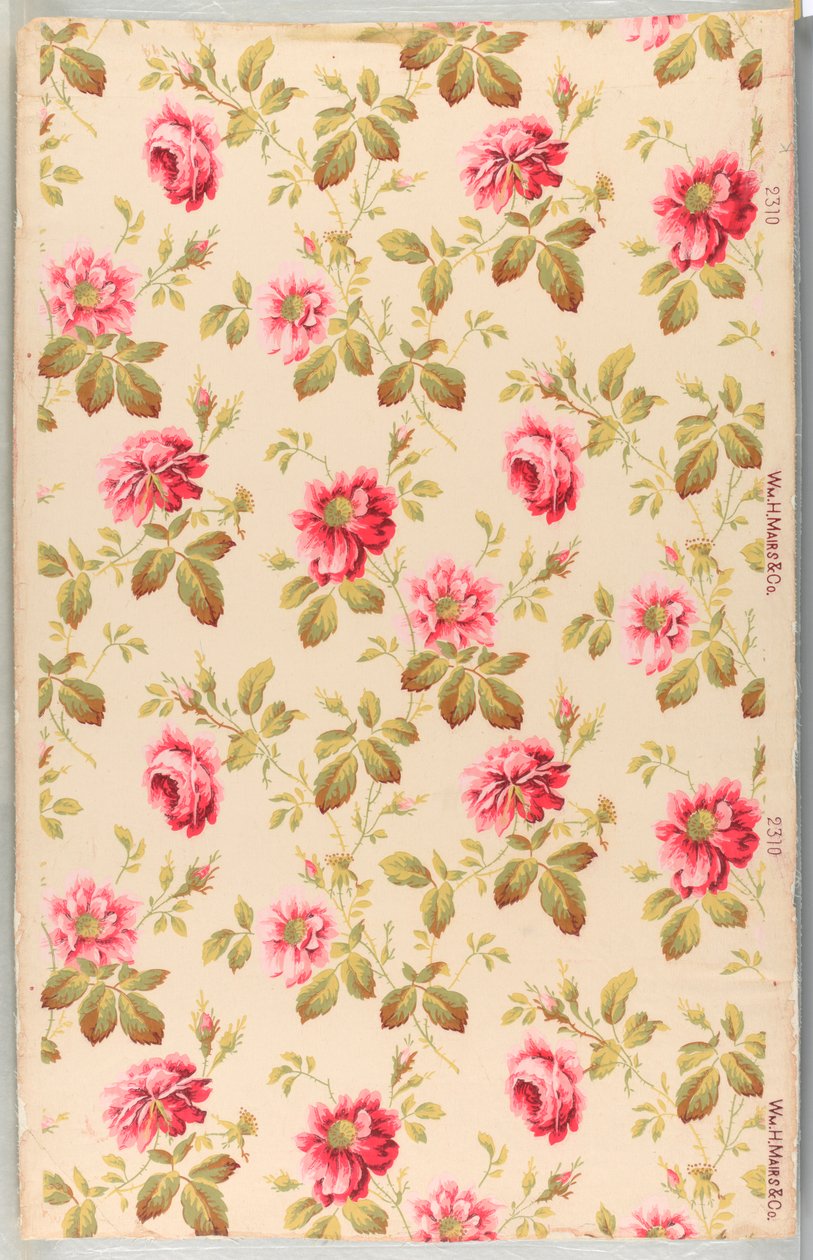 Yan duvar (ABD), 1890–1900 by Made by William H. Mairs and Company