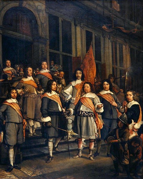 Lahey Arquebusiers Şirketi by Maerten Lengele