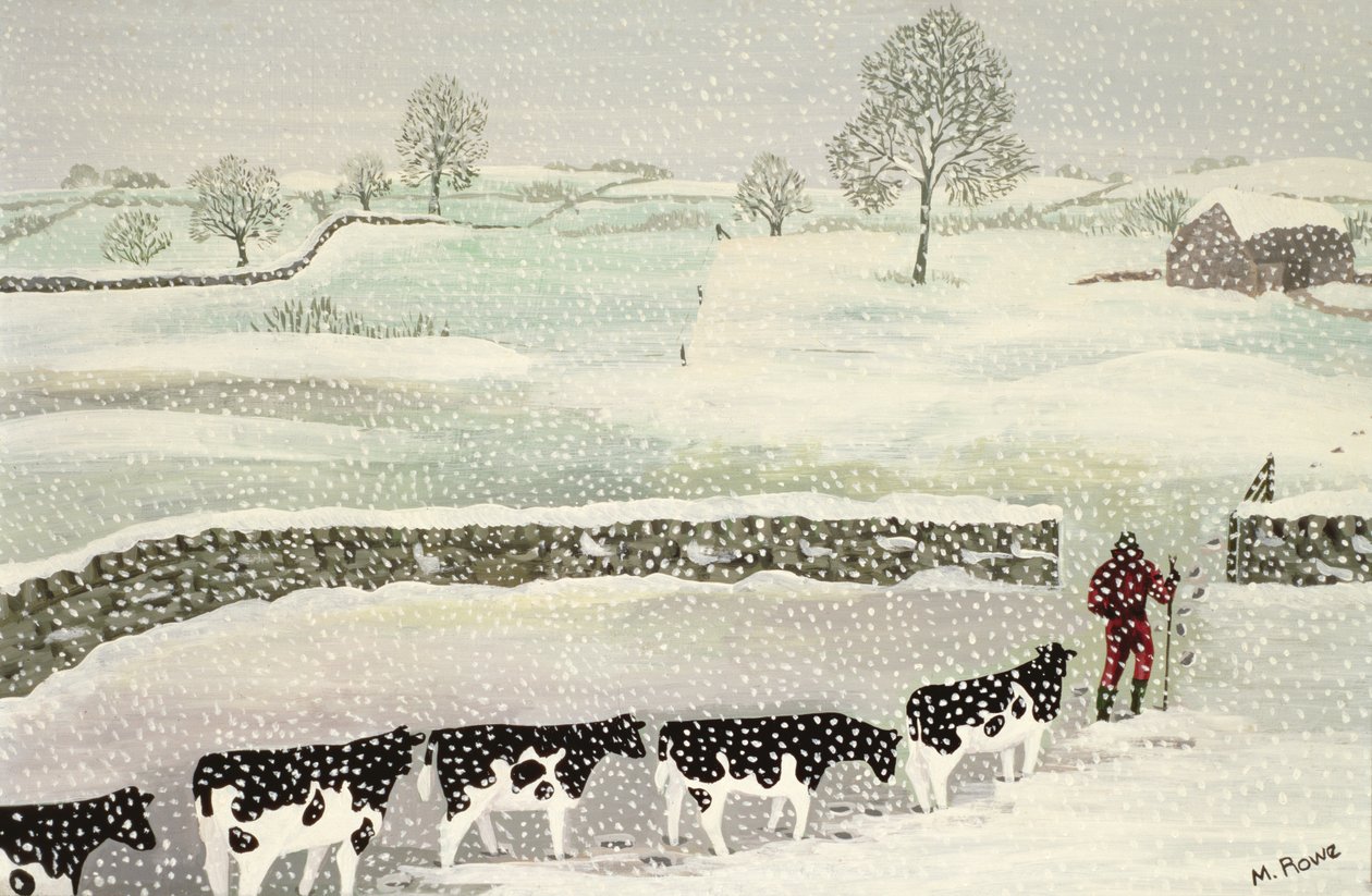 Cotswold: Kış Manzarası by Maggie Rowe