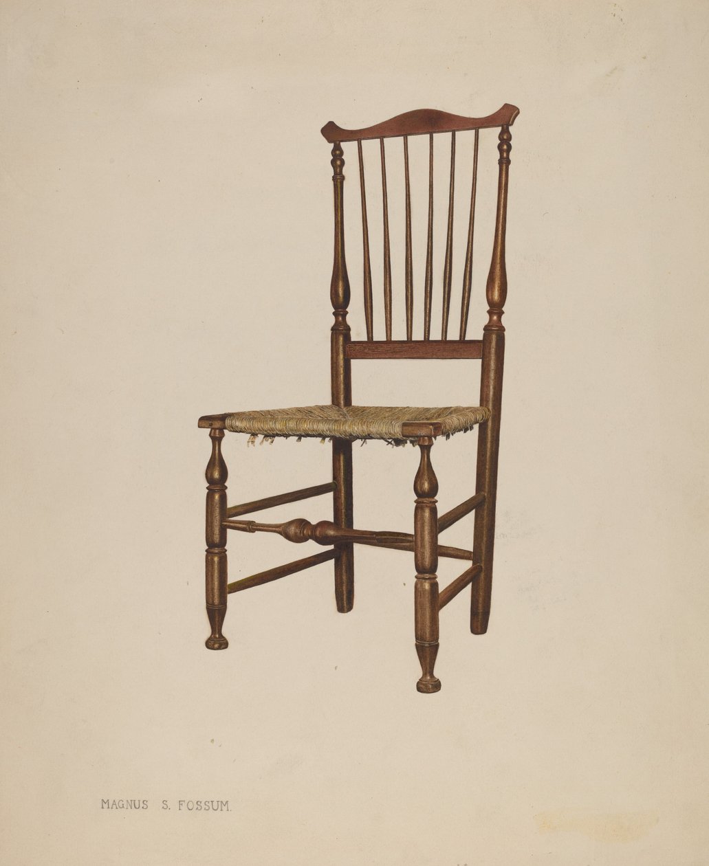 Piç Windsor Sandalye, c. 1939. by Magnus S. Fossum