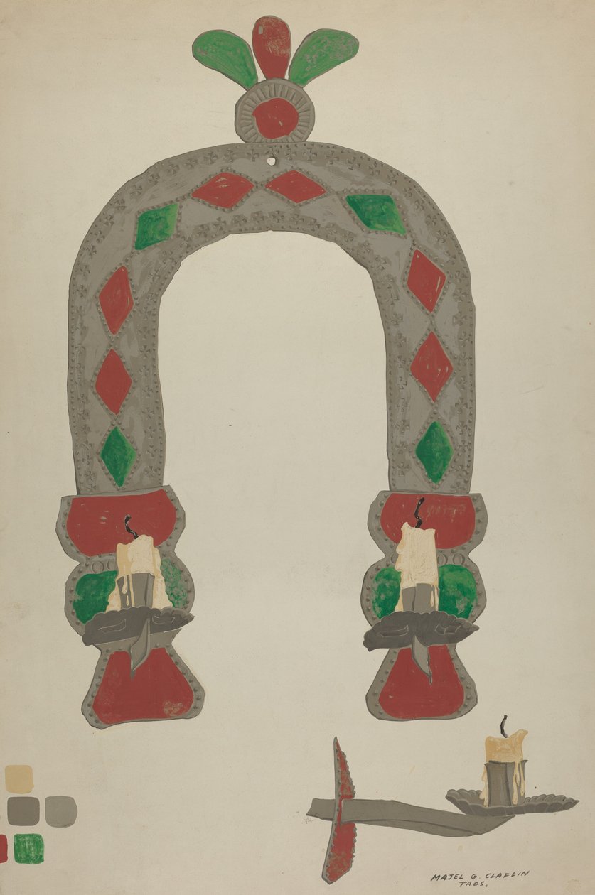 Şamdan Aplik by Majel G. Claflin