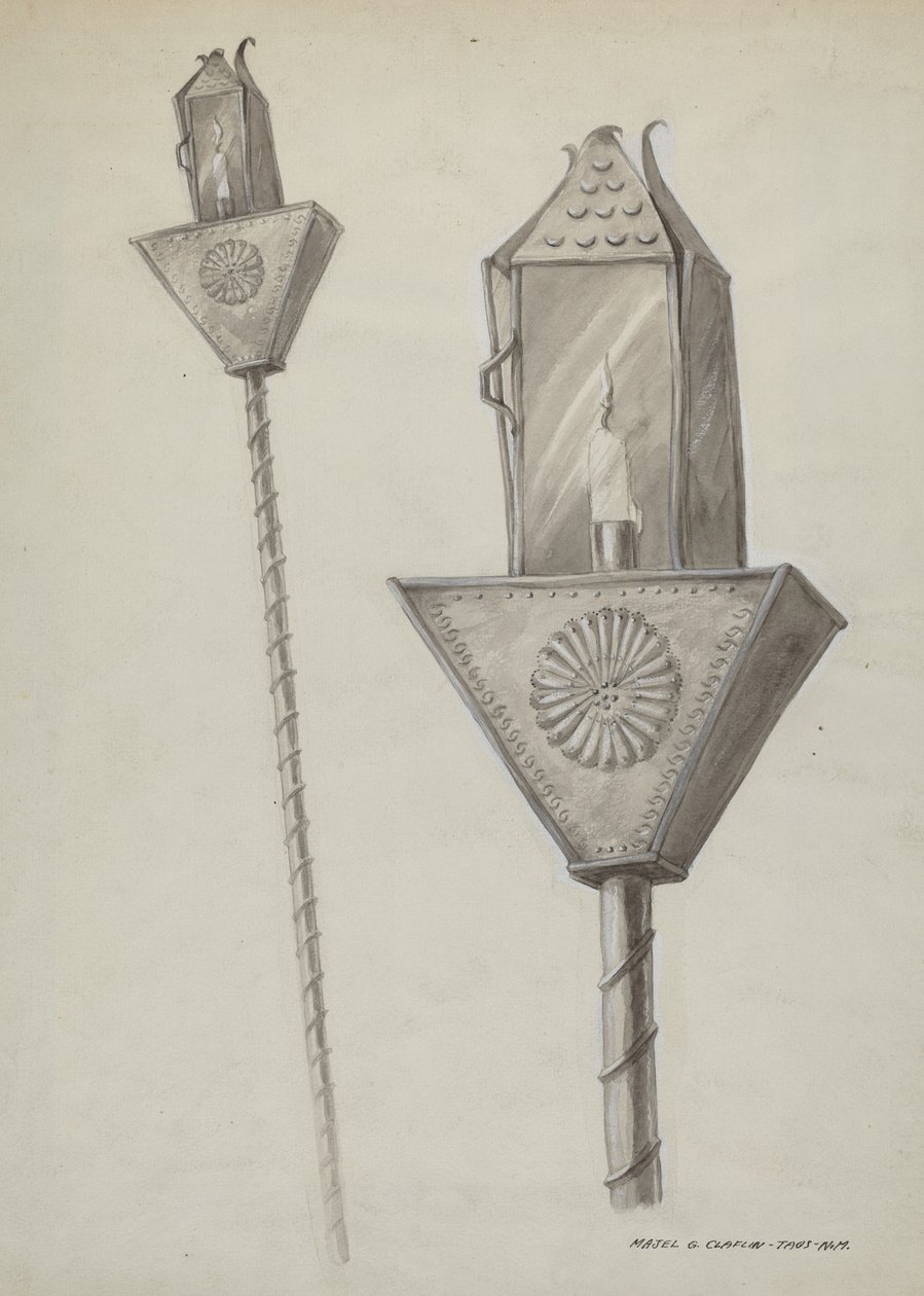 Penitente Alay Feneri, c. 1937. by Majel G. Claflin