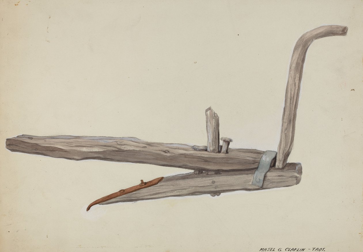 Tahta Pulluk, c. 1937. by Majel G. Claflin