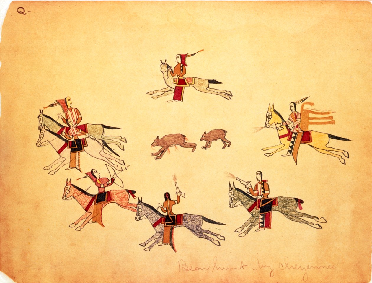 Ayı Avı, 1875 by Making Medicine