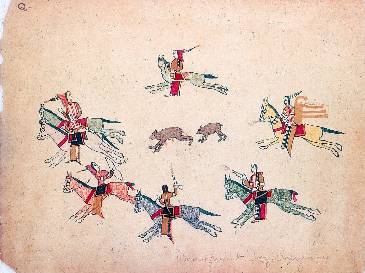 Ayı Avı, 1875 by Making Medicine