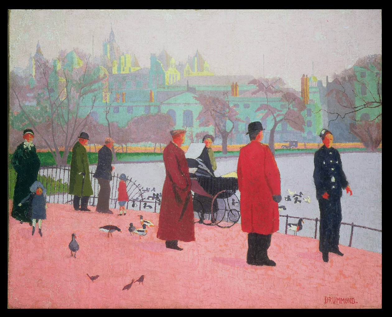 ಪಾರ್ಕ್ನಲ್ಲಿ (ಸೇಂಟ್ ಜೇಮ್ಸ್ ಪಾರ್ಕ್) 1912 ಟರ್ಕ್ by Malcolm Drummond