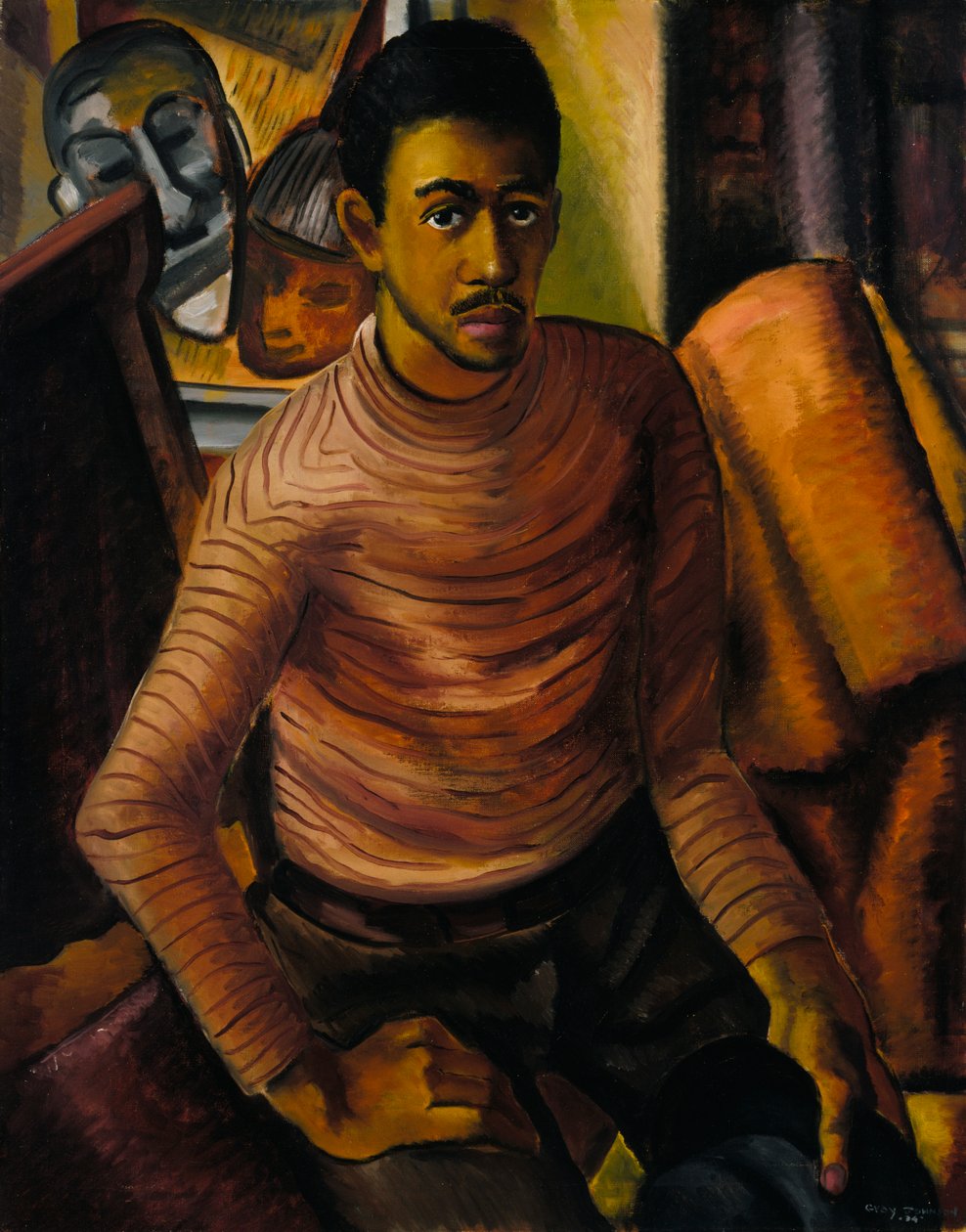 Otoportre, 1934. by Malvin Gray Johnson
