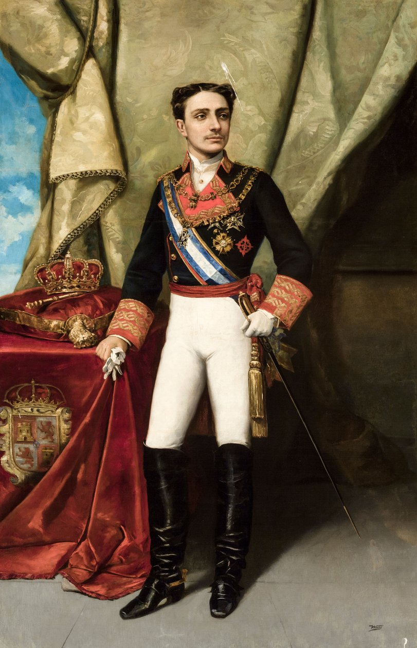Alfonso XII de España by Manuel Ussel de Guimbarda  