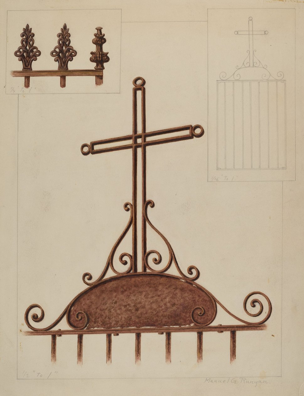 Çapraz, ç. 1937. by Manuel G. Runyan