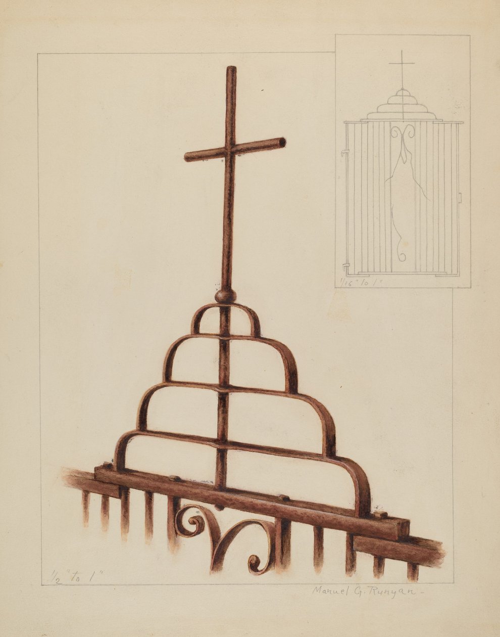 Çapraz, ç. 1937. by Manuel G. Runyan