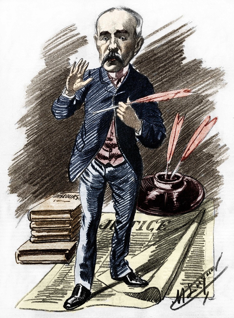 Georges Clemenceau (1841-1929), Fransız politikacı. by Manuel Luque